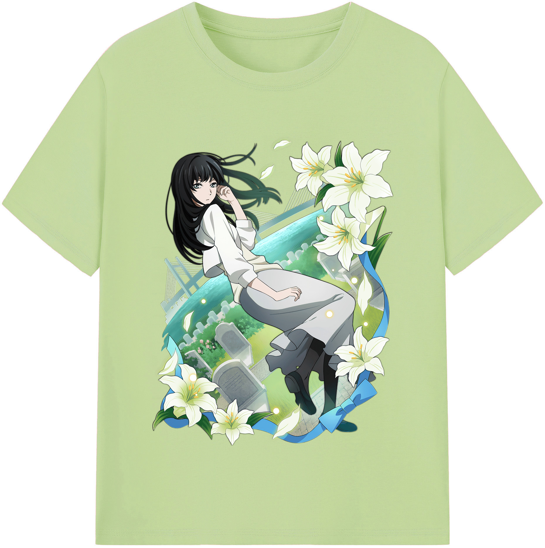 （画像用） 文豪ストレイドッグス Bungo Stray Dogs 綿100％半袖Tシャツ（フロントプリント）